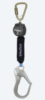 6' DuraTech® Mini Class 1 Personal SRL-P with Steel Rebar Hook, Includes Steel Dorsal Connecting Carabiner