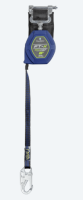 8' FT-X™ EdgeCore™ Class 2 Leading Edge Personal SRL-P, Single-leg with Steel Snap Hook