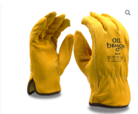 Oil Demon GT™, Premium Grain Goatskin, Driver Glove, Large