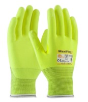MAXI-FLEX CUT HI-VIS YELLOW GLOVE A2, 2X