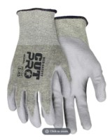 CUT PRO GLOVE, 18ga A5 YLW/GRY, PU