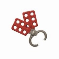 LOCK-OUT, SCISSOR STYLE, 6-LOCK, 1" HASP