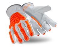 CHROME SLT LEATHER DRIVER  GLOVE, A7 W/TPR, MD
