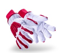 CHROME SLT A7 WINTER LEATHER  GLOVE, WITH TPR & KNIT WRIST, 2X