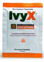 IvyX pre-contact towelettes, wall-mount box, 50/Bx