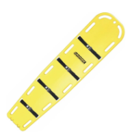 Plastic backboard w/ straps