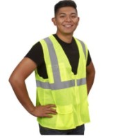 Surveyors Safety Vest, COR-BRITE®, Type R, Class 2, LG