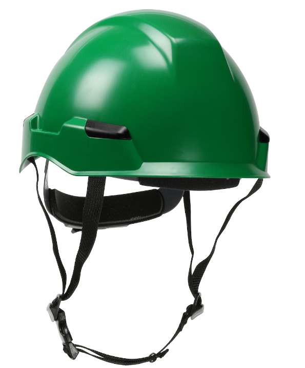 GREEN DYNAMIC ROCKY SAFETY HELMET, TYPE II CLASS E Midwestern Safety