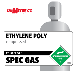 ETHYLENE POLY 3.0 1A HZ CL 2.2 CGA 350 30 LB