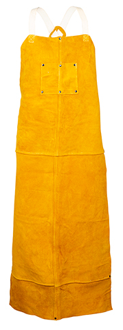 LEATHER BIB APRON, 24" X 48"