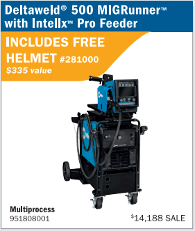 Deltaweld® 500 230/460V MIGRunner with Intellx™Pro Feeder