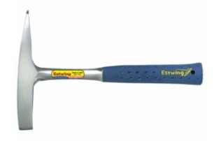 Welding Chipping Hammer, 11 in, 14 oz Head, Chisel and Pointed Tip, Steel Handle