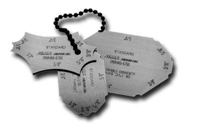 POCKET FILLET WELD GAUGE