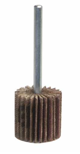Metal R207 AO Coarse Grit Steel Shank Mini Flap Wheel, 1-1/2 In. Diameter