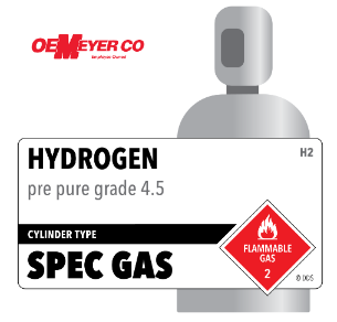 HYDROGEN, PRE PURE GRADE 4.5 SIZE 300 HAZ 2.2