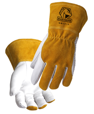 PREMIUM GOATSKIN MIG GLOVE W/ DRAGPATCH (SML)
