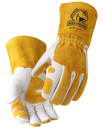 COWHIDE MIG GLOVE W/REINFORCED PALM & THUMB (2XL)
