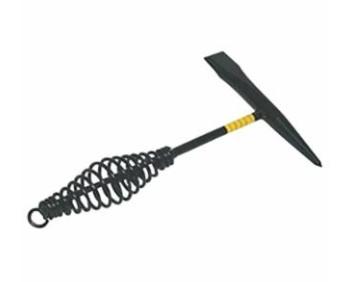 Chipping Hammer, 11 in L, Cone and Chisel, Spring Handle