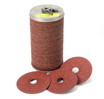 51050 2A Aluminum Oxide General Purpose Fiber Disc, 4-1/2" x 7/8", 50 Grit, 100-Pack