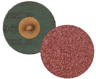 3M™ Roloc™ Fibre Disc 782C, 36+, TR, 2 in, Die R200P, 50/Carton, 200 ea/Case