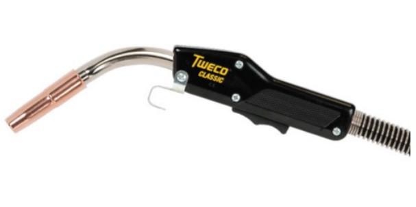 Tweco® 200 Amp Classic® No. 2 .030" - .035" Air Cooled Professional MIG Gun - 15' Cable/Miller® Style Connector
