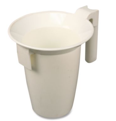 Value-Plus Toilet Bowl Caddy, Plastic, White