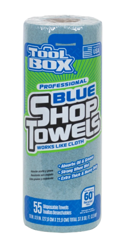 TOWEL SHOP 11X9.4 BLUE 55 SHEE