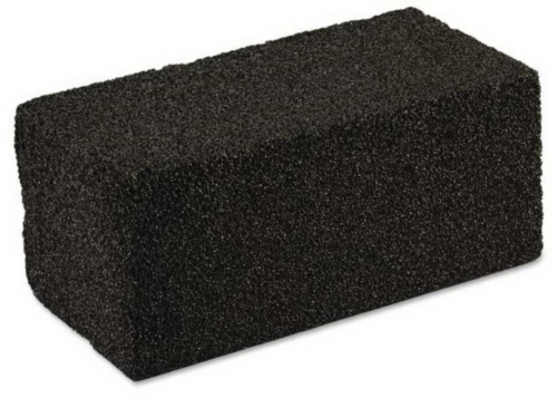 Prime Source® Grill Brick, Black, 8" x 4" x 3.5", 1/CS/12