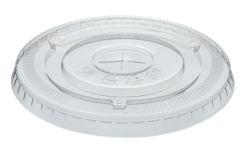Prime Source® PET Lid With Straw Slot For 9/12 oz Container, Clear, 92 mm