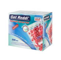 IBS Double Zip Reclosable Quart Bag 7" X 8" LDPE Clear 500 / bx