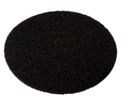 Performance Plus Round Stripping Pad Black 20" 5 / cs