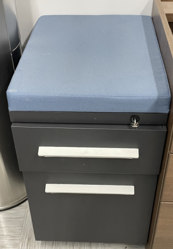 Mobile Metal Ped, Box/File Locking with Key, $75.00