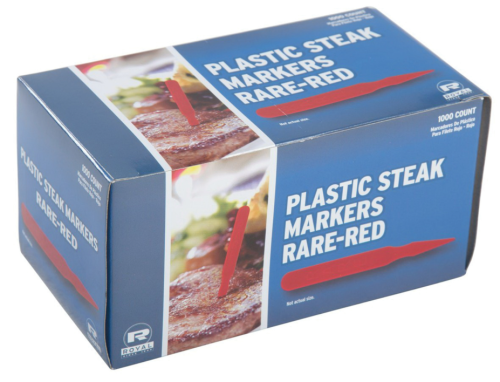 Rare Steak Marker, Red, 1/CS/5000