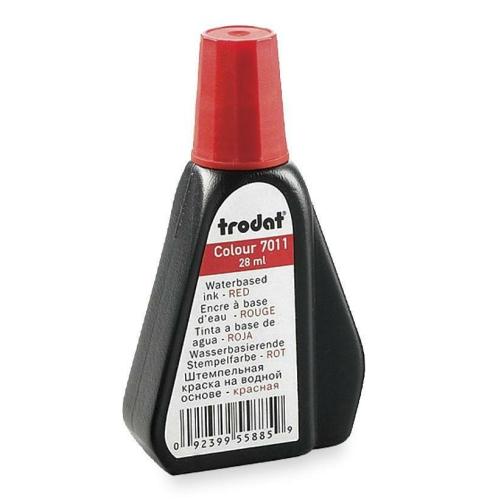 Trodat Red Ink For Stamp Pad - Red Ink - 28 mL - 1 Each