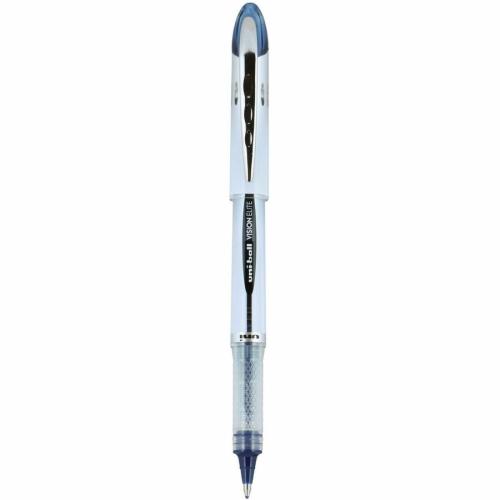 uniball™ Vision Elite BLX Rollerball Pen - 0.8 mm (0.03") Bold Pen Point - Black/Blue Ink - Pigment-based - 1 Each