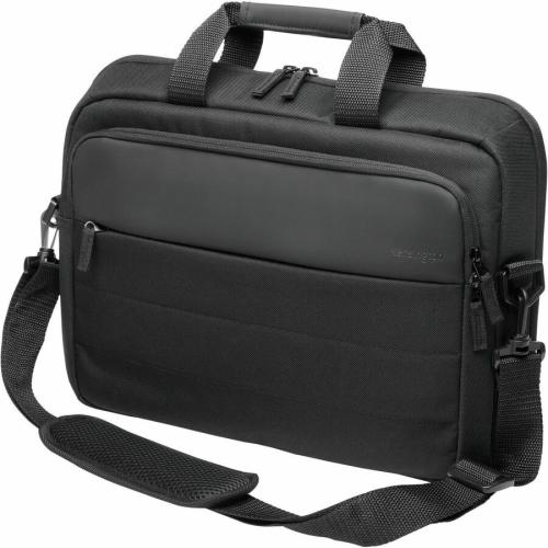 Kensington Carrying Case for 15.6" to 16" Notebook - Black - 600D Polyester, Polyurethane Exterior Material - 210D Polyester Interior Material - Checkpoint Friendly - Trolley Strap, Shoulder Strap, Sling Strap - 11.46" (291 mm) H. x 15.98" (406 mm) W.