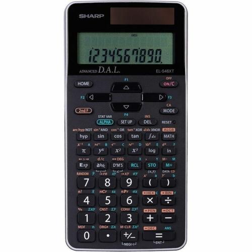 Sharp El546Xtbsl Large 12 Digit Scientific Calculator W/470 Functions