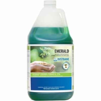 Dustbane Emerald Hard Surface Cleaner & Degreaser - For Multipurpose, Multi Surface - Ready-To-Use - 4 L - 10.5 to 11.2 pH - Solvent-free, Low Odor, Unscented, Phosphate-free, Rinse-free, Residue-free, Versatile - Green - 1 Each