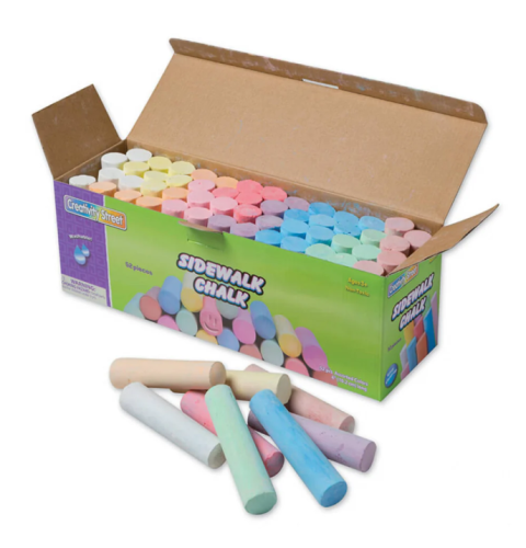 Chalk Sidewalk Multi-Clrd 52/P