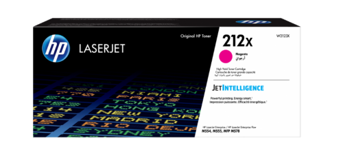 HP 212X (W2123X) MGT HIGH YIELD ORIGINAL LASERJET TONER Magenta