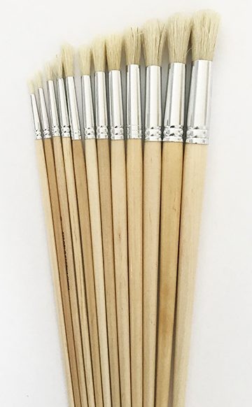 Hog Hair Paint Brush 582 #11