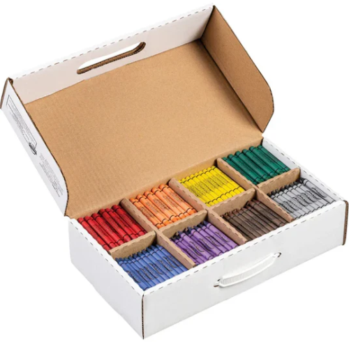 Crayons-Large 400/Set 50/8Col