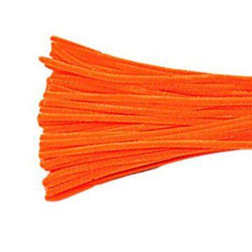 12" X 6Mm Orange Chenilles