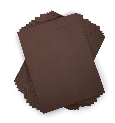 DBLG Import 9×12" Dark Brown Foam Sheets - Cutting, Glue, Painting, Crafting - 9" (228.60 mm) x 12" (304.80 mm)78.74 mil (2 mm) Thickness - 10 / Bag - Dark Brown - EVA
