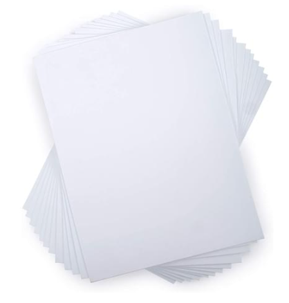 DBLG Import 9×12" White Foam Sheets - Cutting, Glue, Painting, Crafting - 9" (228.60 mm) x 12" (304.80 mm)78.74 mil (2 mm) Thickness - 10 / Bag - White - EVA