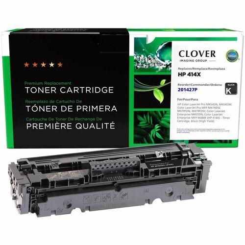 CIG Remanufactured High Yield Laser Toner Cartridge - Box 414X (HP W9090MC, W2020X) - Black - 1 Each - 7,500 Pages
