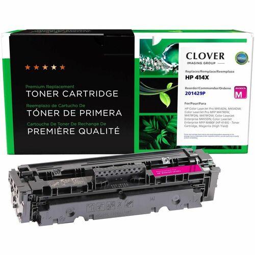 CIG Remanufactured High Yield Laser Toner Cartridge - Box 414X (HP W9093MC, W2023X) - Magenta - 1 Each - 6,000 Pages