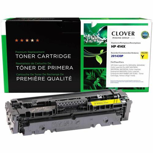 CIG Remanufactured High Yield Laser Toner Cartridge - Box 414X (HP W9092MC, W2022X) - Yellow - 1 Each - 6,000 Pages