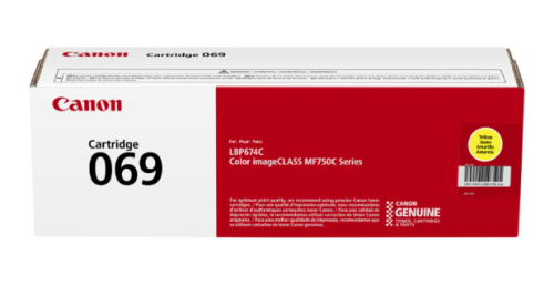 Canon 069 Toner Cartridge - Standard Yield - Yellow