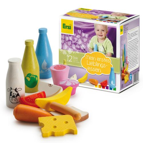 Wooden Food Assortment